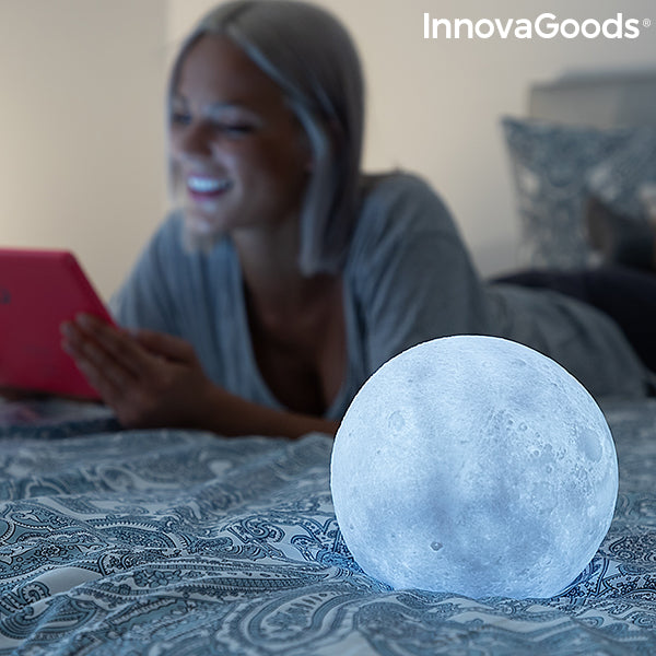 InnovaGoods Moondy LED Månlampa – Magisk Belysning för Hemmet