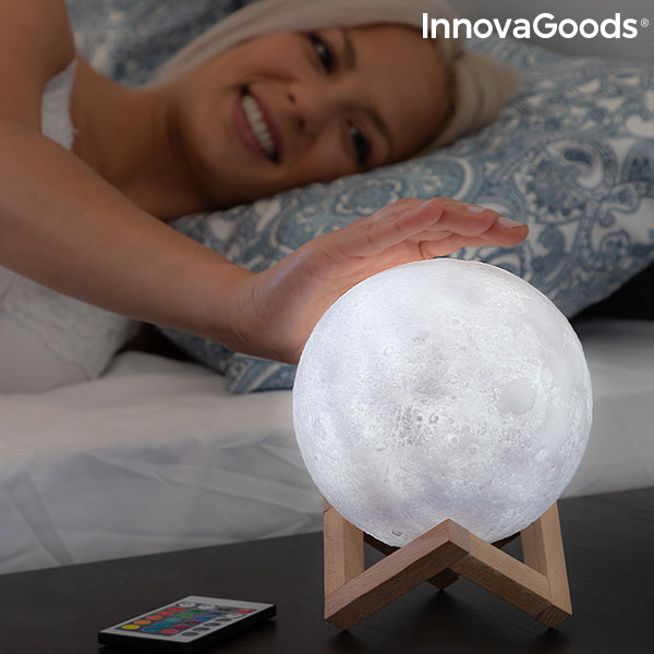 InnovaGoods Moondy LED Månlampa – Magisk Belysning för Hemmet