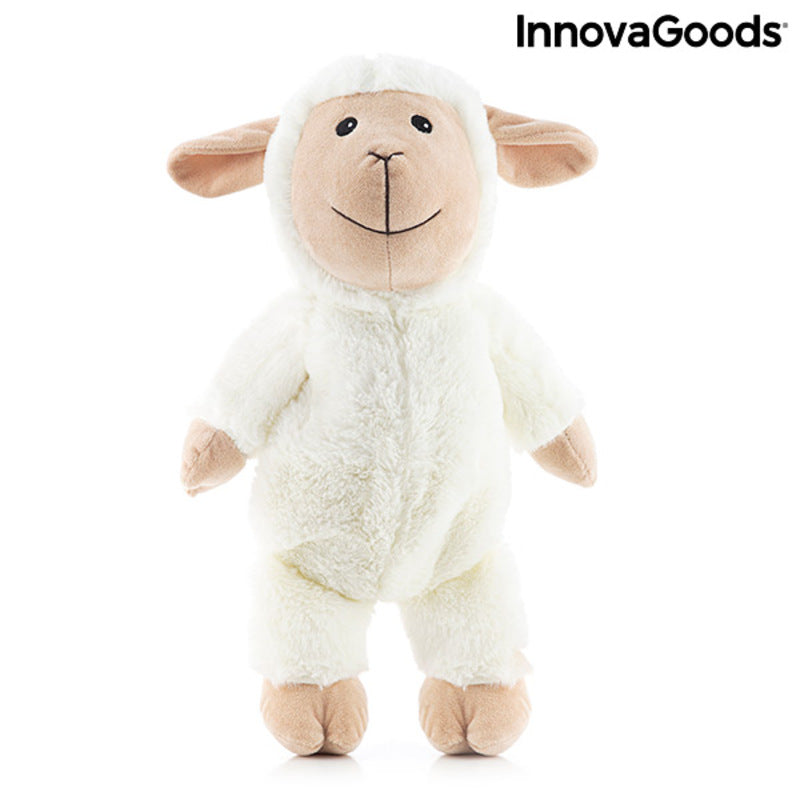 InnovaGoods Wooly Får Gosedjur – Värmande och Kylande med Lavendeldoft