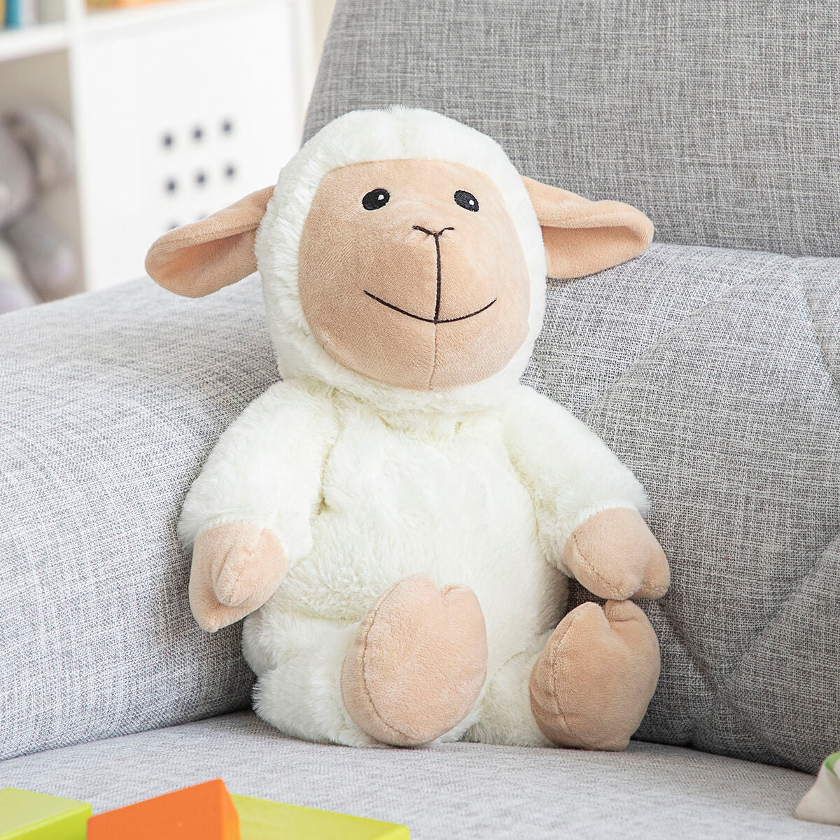 InnovaGoods Wooly Får Gosedjur – Värmande och Kylande med Lavendeldoft