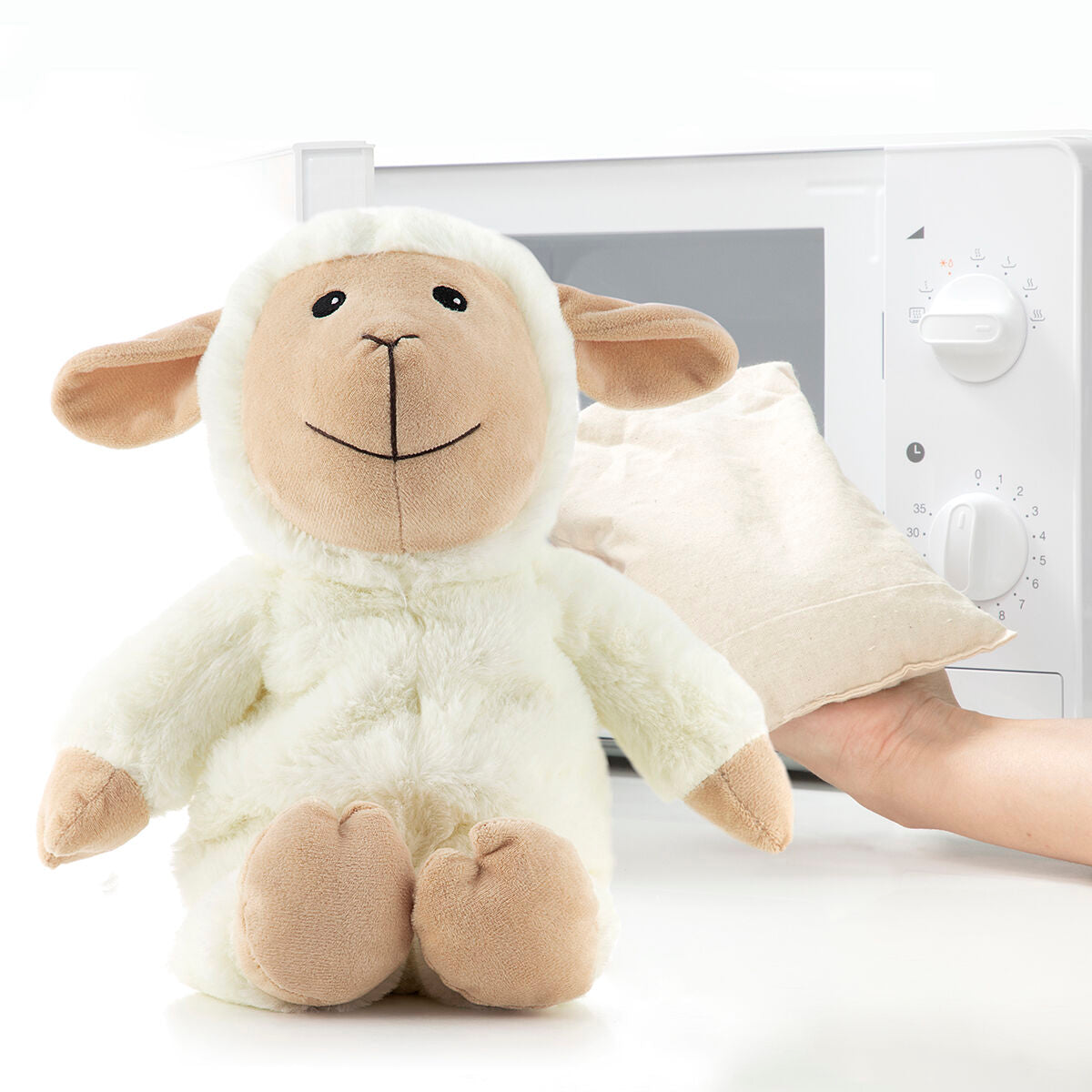 InnovaGoods Wooly Får Gosedjur – Värmande och Kylande med Lavendeldoft